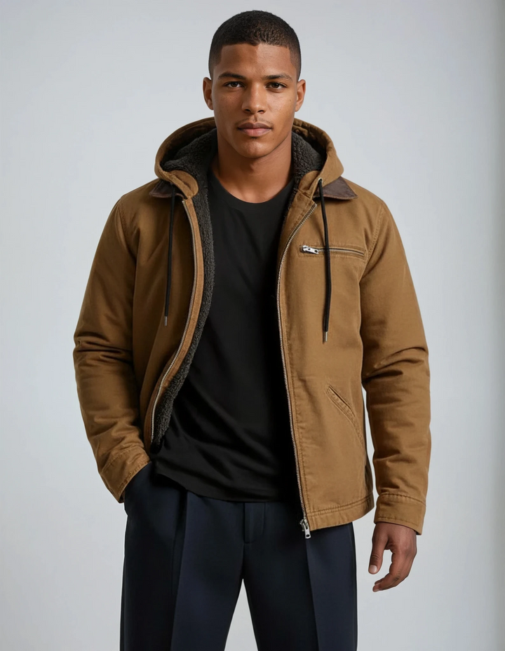 Men's Winter Coat | Refined Elegance & Warmth | Versatile Fit | Premium Poly-Cotton