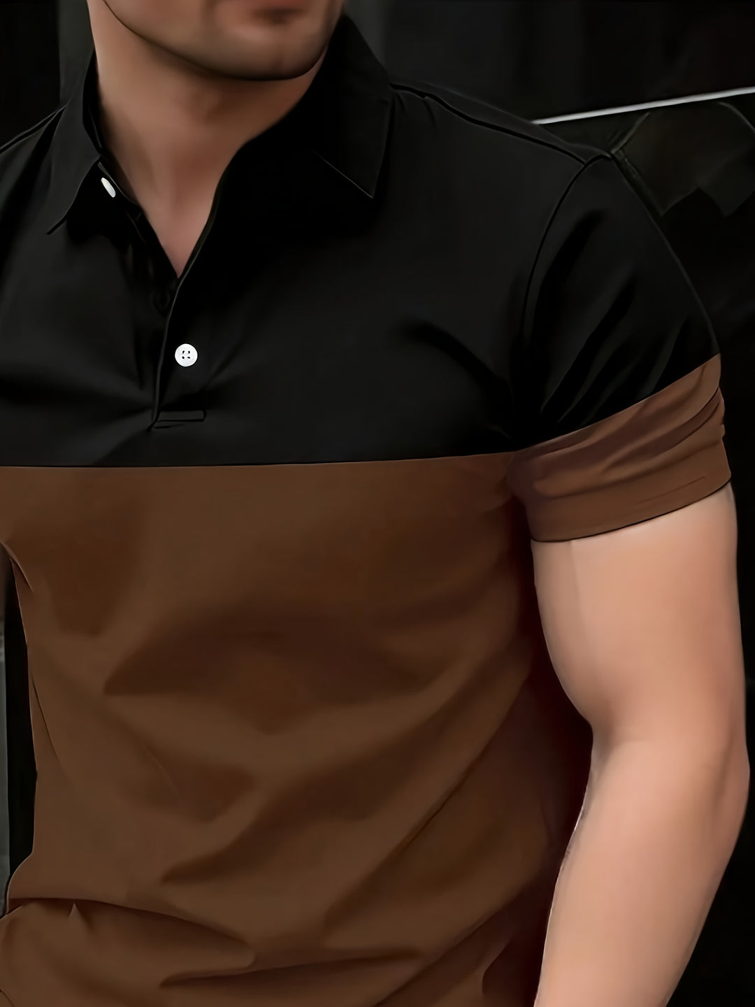 Men's Polo Shirt | Colour Blocks | Short Sleeves | Casual Summer Style