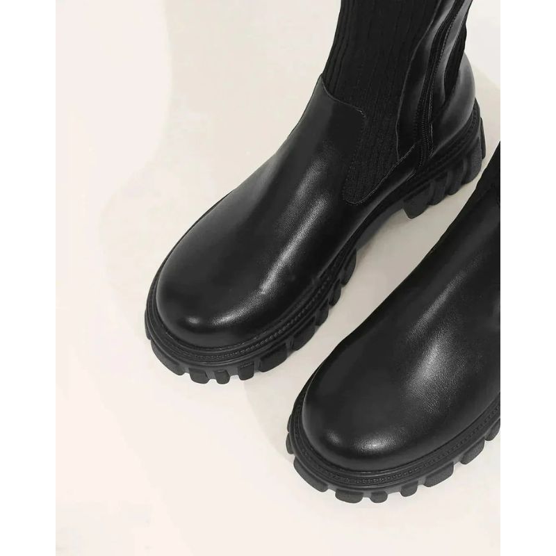 Knee High Boots | Women’s Stretch Shoes | Knitted Long Style