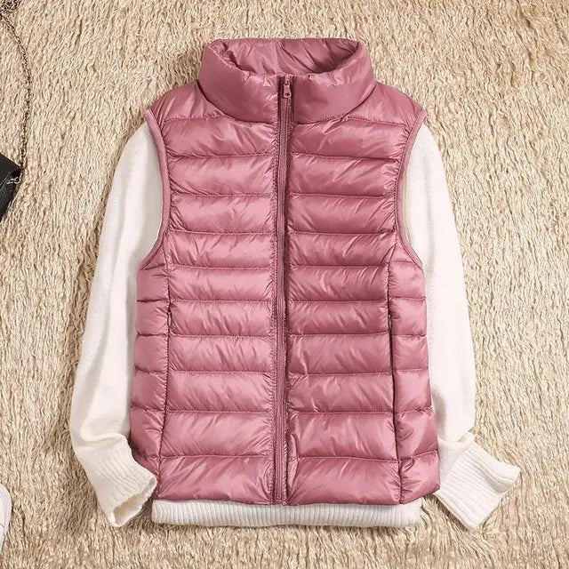 Women’s Down Vest Jacket | Ultralight Winter Sleeveless Coat