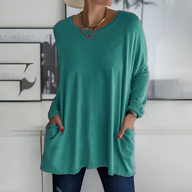Women’s Jumpers | Casual Clothing | Oversized Round-Neck Sweater
