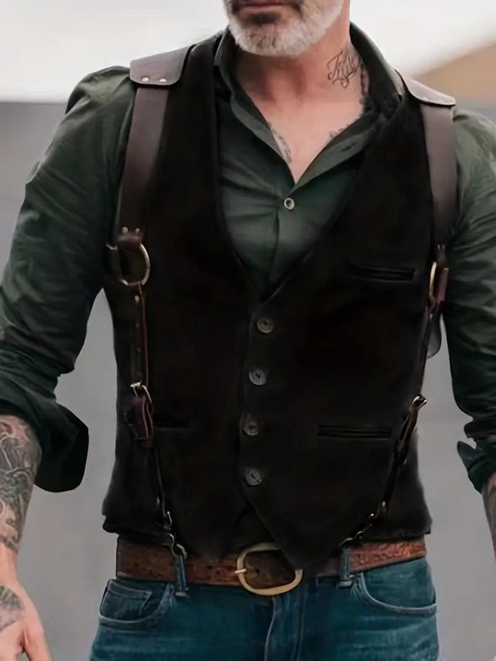 Men’s Vest | Vintage Buttoned Waistcoat Style | Stylish Mens Clothing