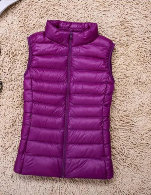 Women’s Down Vest Jacket | Ultralight Winter Sleeveless Coat