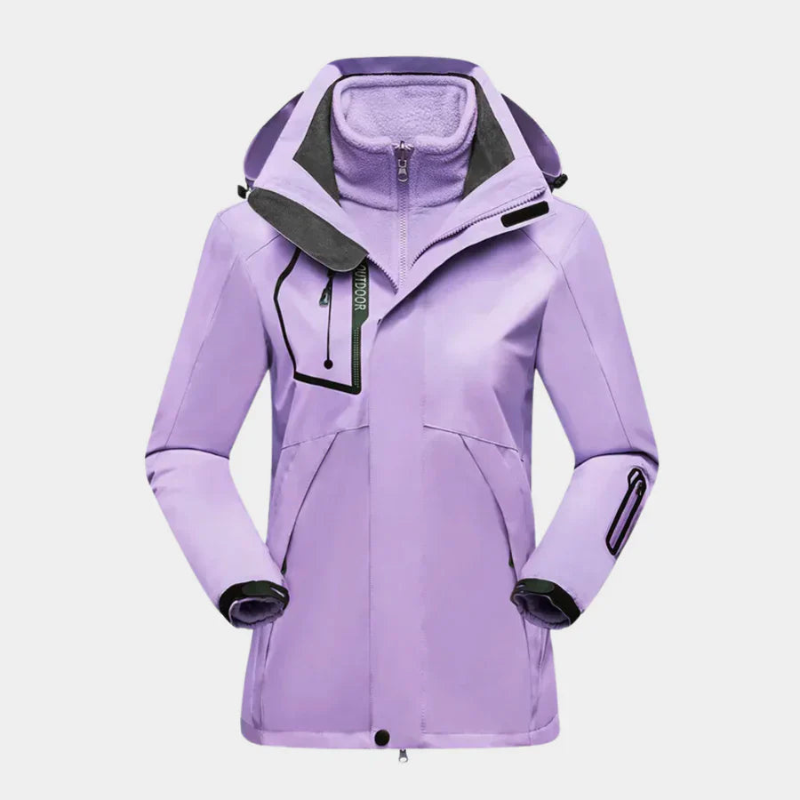 Women's Jacket | 3-in-1 Winter Hiking Coat | Waterproof