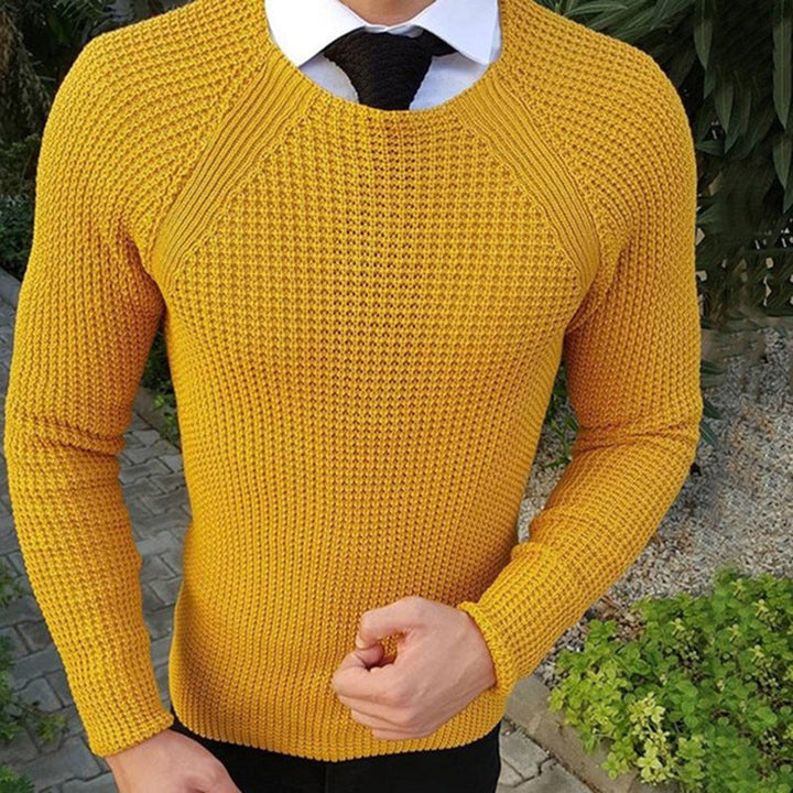 Men's Pullover | Knitted Crew Sweater | Cozy Mens Clothing