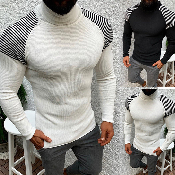 Men's Sweatshirt | Fitted Knit Style | Modern Mens Clothing
