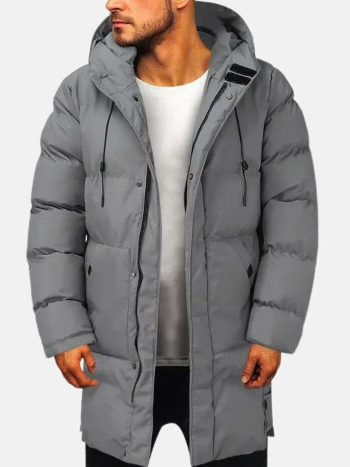 Mens Winter Jackets | Long Hooded Insulated Warmth | Essential Mens Clothing