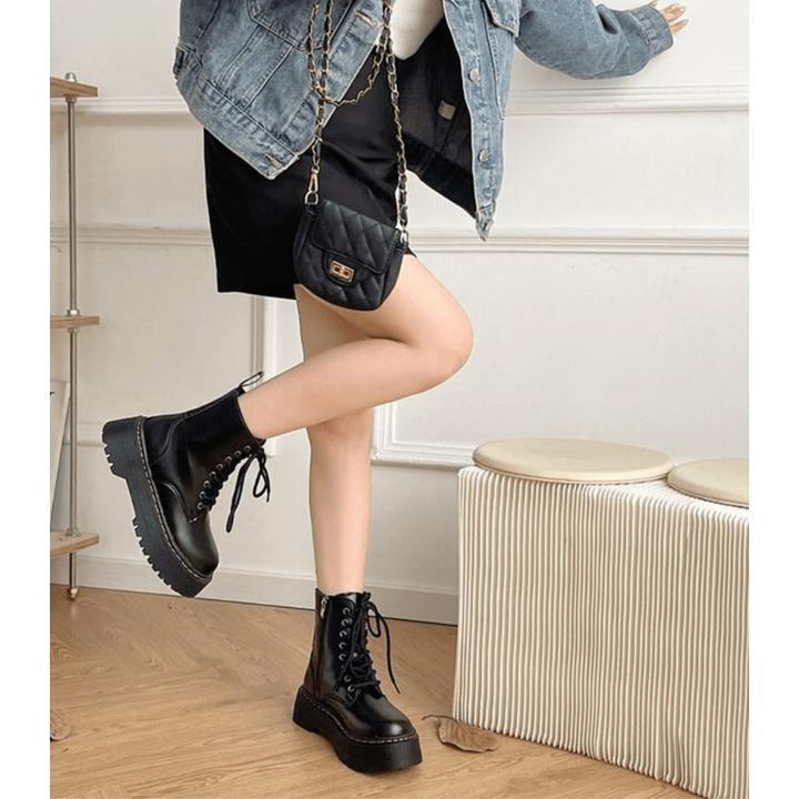 Women's Boots | Chunky Platform Boots | Platform Stylish Shoes