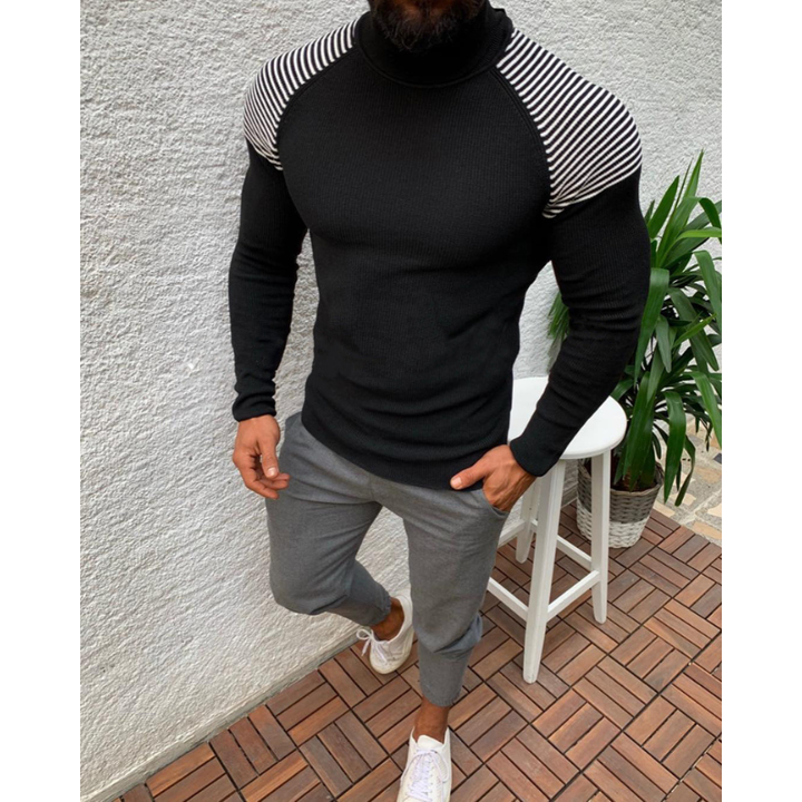 Men's Sweatshirt | Fitted Knit Style | Modern Mens Clothing