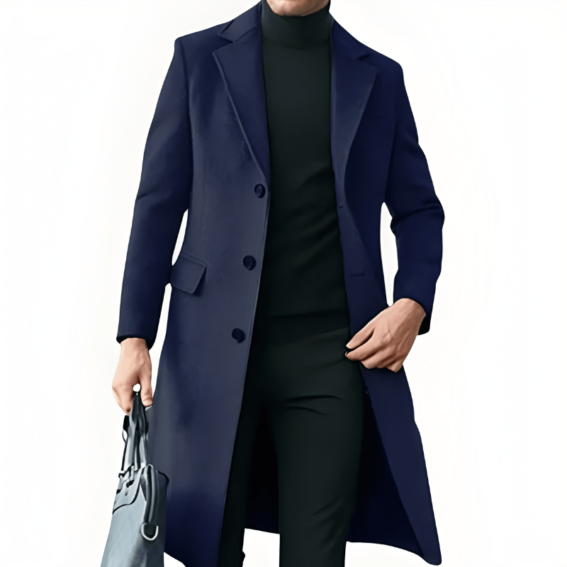 Mens Winter Jackets | Classic Tailored Overcoat | Mens Clothing