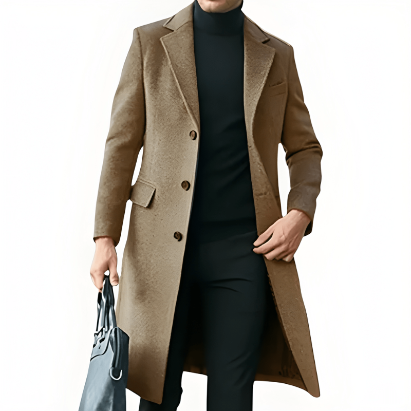 Mens Winter Jackets | Classic Tailored Overcoat | Mens Clothing