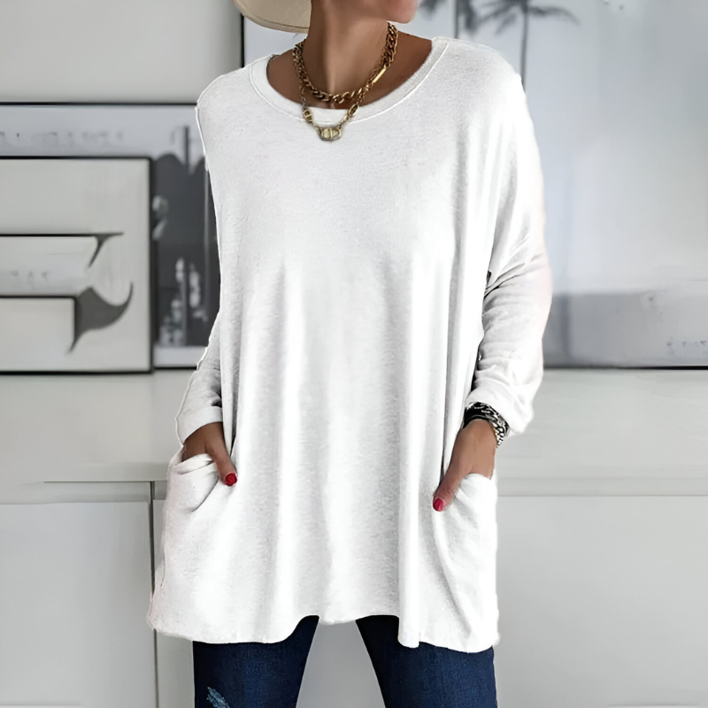 Women’s Jumpers | Casual Clothing | Oversized Round-Neck Sweater