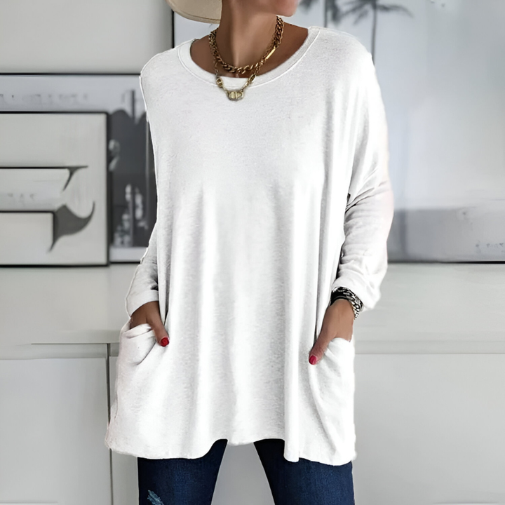 Women’s Jumpers | Casual Clothing | Oversized Round-Neck Sweater