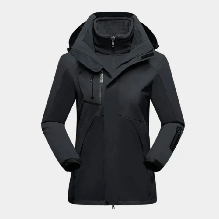 Women's Jacket | 3-in-1 Winter Hiking Coat | Waterproof