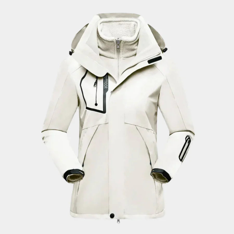 Women's Jacket | 3-in-1 Winter Hiking Coat | Waterproof