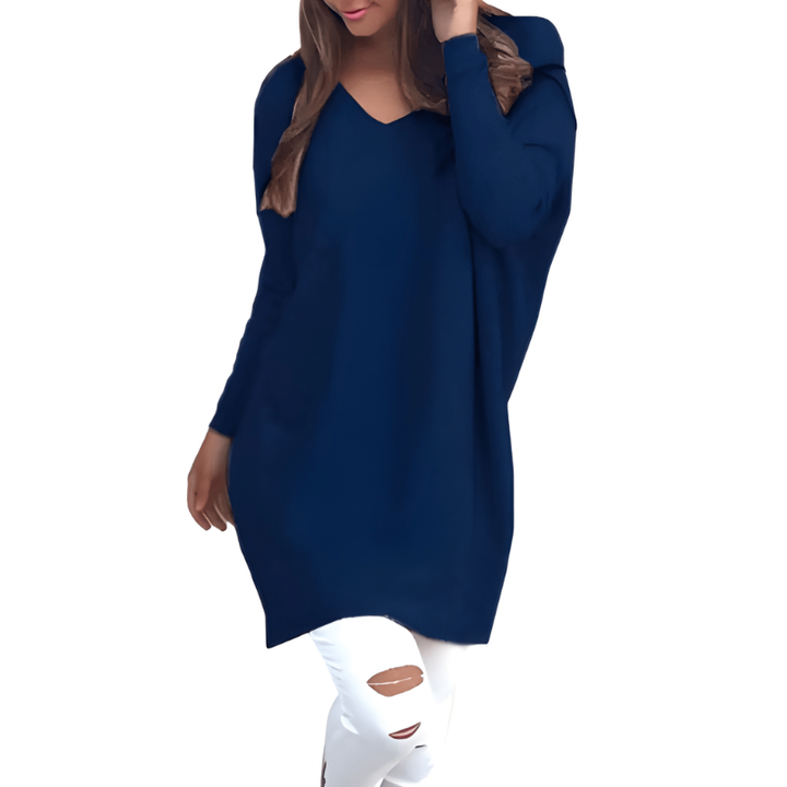 Women’s Jumper | Oversized V-Neck Clothing | Cozy Casual Fashion
