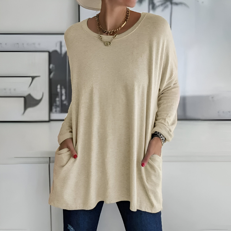 Women’s Jumpers | Casual Clothing | Oversized Round-Neck Sweater