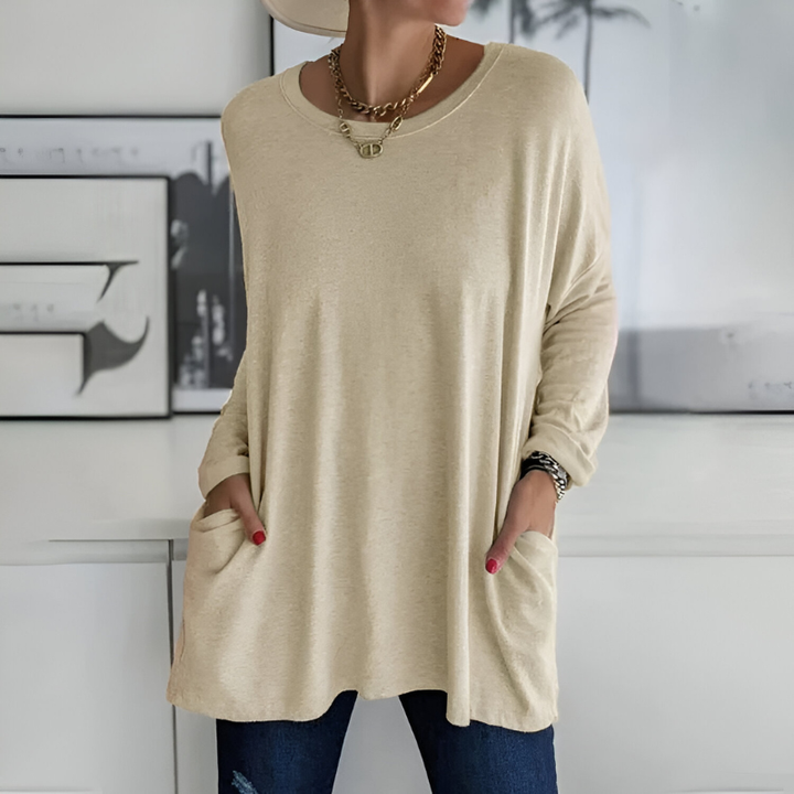 Women’s Jumpers | Casual Clothing | Oversized Round-Neck Sweater