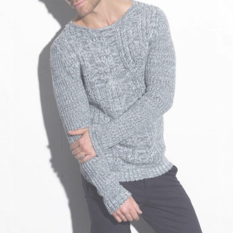 Men's Sweatshirt | Chunky Cable Knit | Premium Mens Clothing