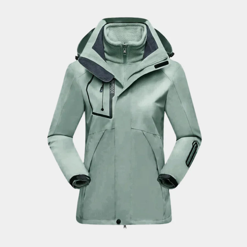 Women's Jacket | 3-in-1 Winter Hiking Coat | Waterproof