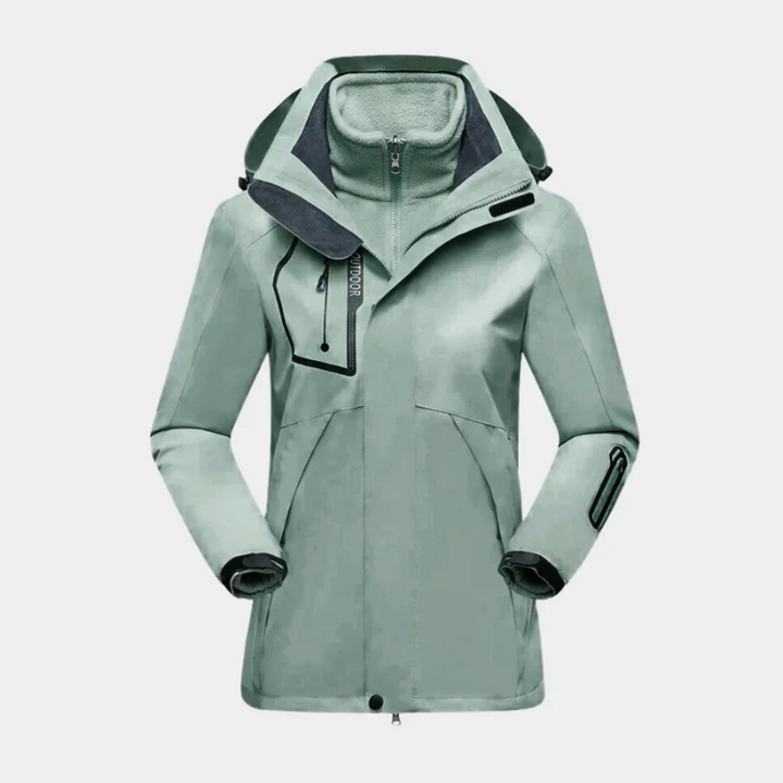 Women's Jacket | 3-in-1 Winter Hiking Coat | Waterproof
