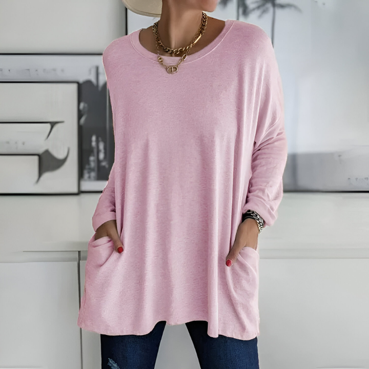 Women’s Jumpers | Casual Clothing | Oversized Round-Neck Sweater
