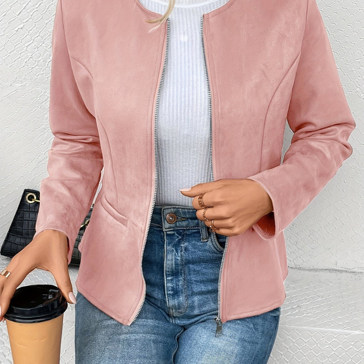Women’s Cardigan | Trendy Clothing | Slim Fit Zip Short Jacket