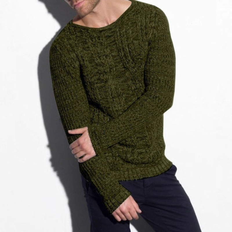 Men's Sweatshirt | Chunky Cable Knit | Premium Mens Clothing