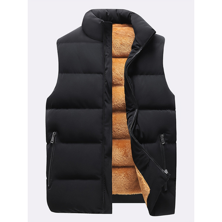 Men’s Modern Puffer Vest | Regular Fit | Zip Closure | Winter
