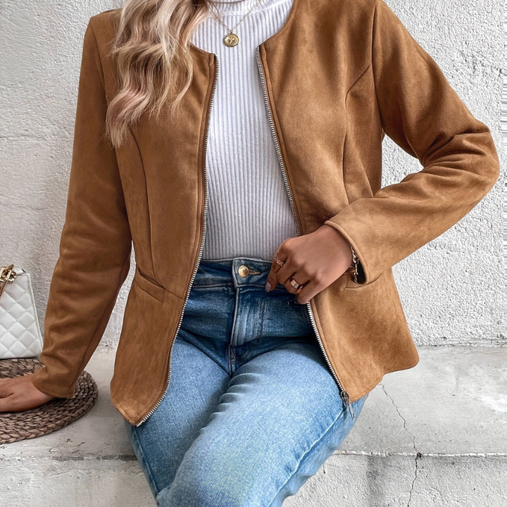 Women’s Cardigan | Trendy Clothing | Slim Fit Zip Short Jacket