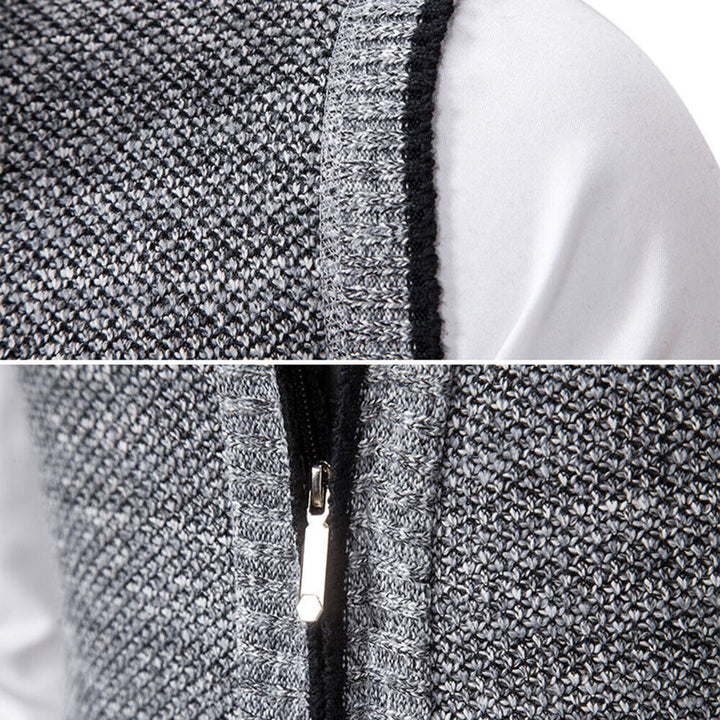 Mens Vest | Textured Zip Layering Style | Modern Mens Clothing