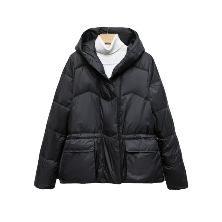 Women’s Jackets | Short Puffer with Hood | Cozy Quilted Clothing