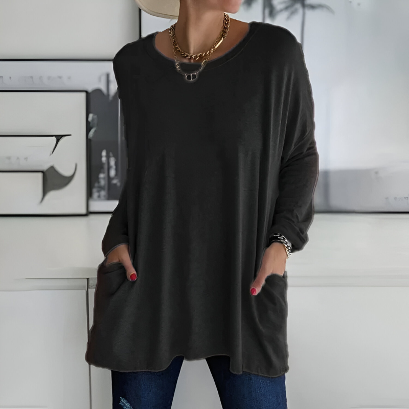Women’s Jumpers | Casual Clothing | Oversized Round-Neck Sweater