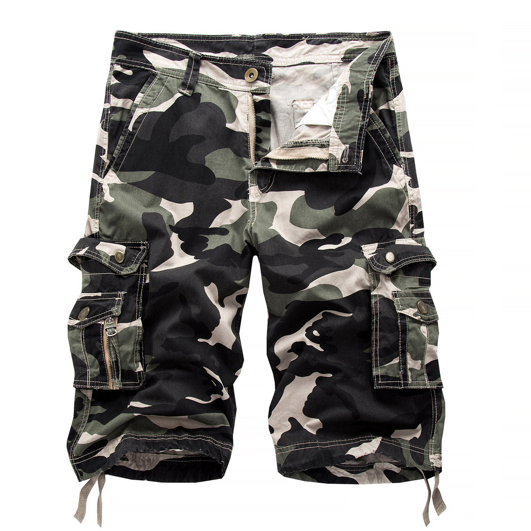 Men's Cargo Shorts | Camouflage & Multiple Pockets | Lightweight Cotton | Summer Street Style & Outdoor