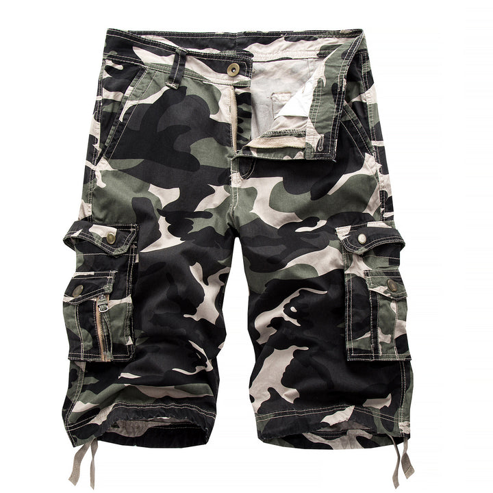 Men's Cargo Shorts | Camouflage & Multiple Pockets | Lightweight Cotton | Summer Street Style & Outdoor
