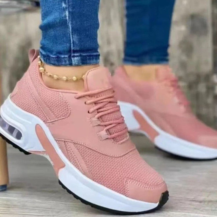 Women’s Trainers | Round Toe Sneakers with Bow | Comfortable Shoes