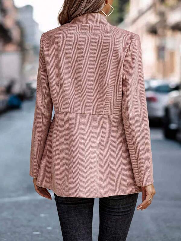 Women's Blazer | Long & Elegant | Streetwear & Office Style | Polyester