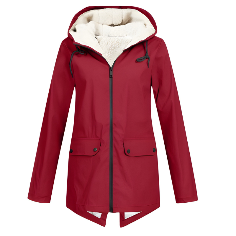 Women’s Coat | Waterproof Hooded Winter Clothing | Elegant Trench Style