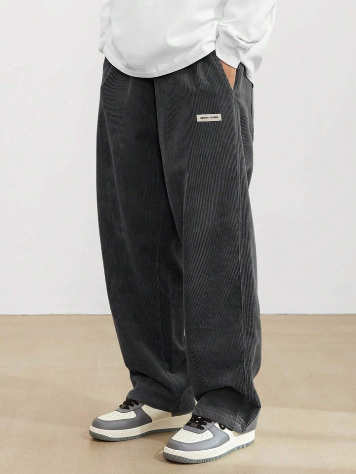 Men's Corduroy Pants | Loose-Fit & Straight Leg | Casual & Comfortable | Timeless Style