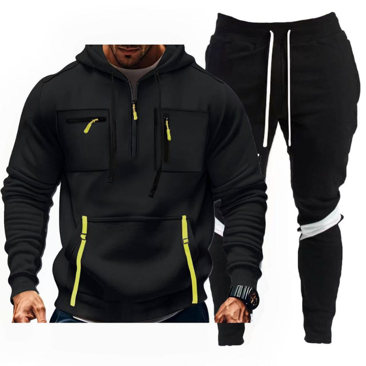 Men’s Tracksuit | Slim Fit | With Hood | Winter