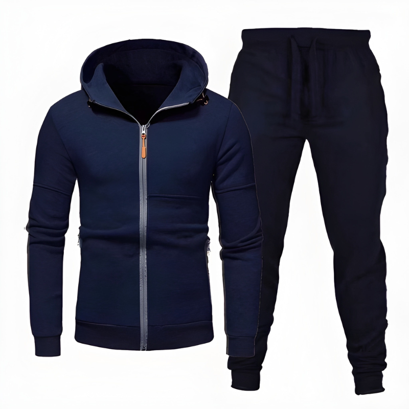 Men’s Tracksuit | Slim Fit | With Hood Zip | Winter