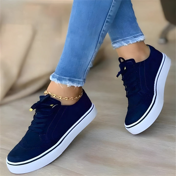 Womens Trainers | Flat Sneakers | Comfortable Casual Shoes