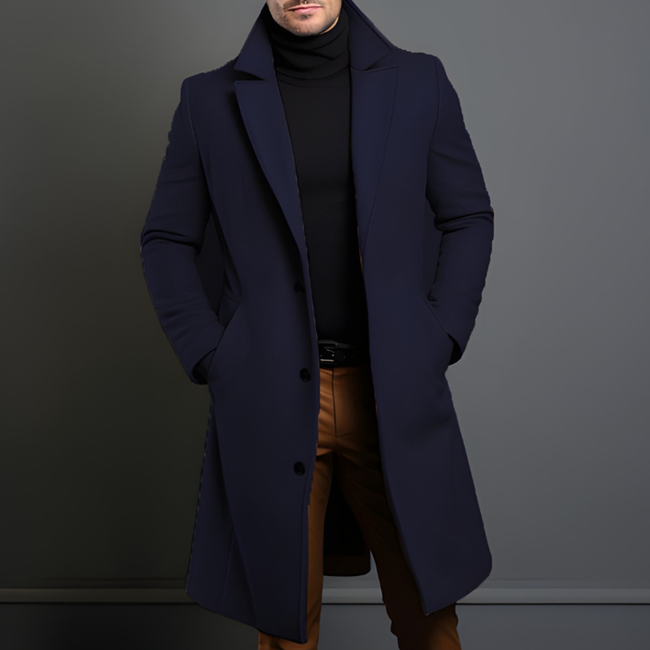 Men’s Coat | Elegant Tailored Premium | Long Length | Winter