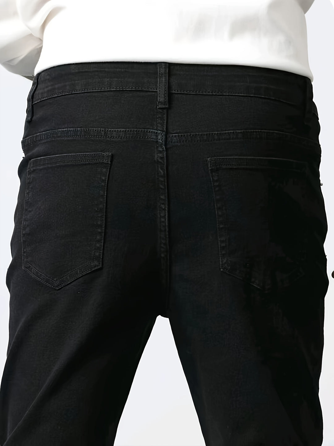 Men's Jeans | Sturdy Denim & Slim Fit | Cotton Blend with Pockets | Casual Outdoor Trousers