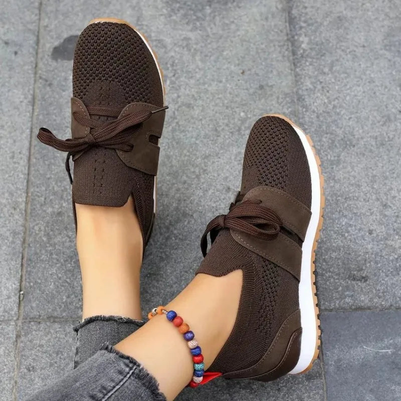 Women’s Trainers | Lightweight Knitted Sneakers | Slip-On Shoes