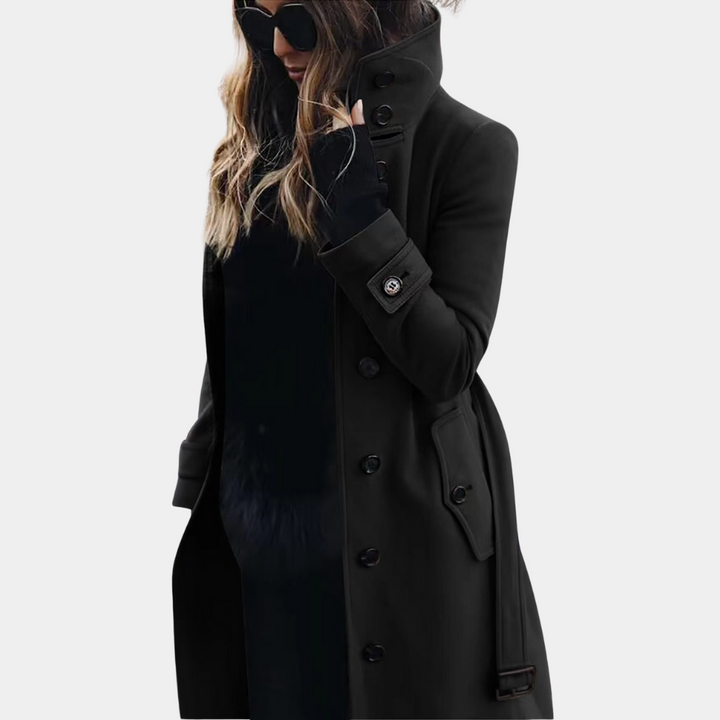 Women’s Winter Coat | Single-Breasted | Classic Collar & Warm