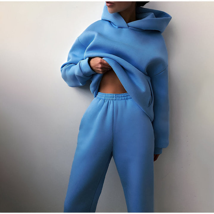 Women’s Tracksuit Set | Hoodie & Joggers | Thick Two-Piece