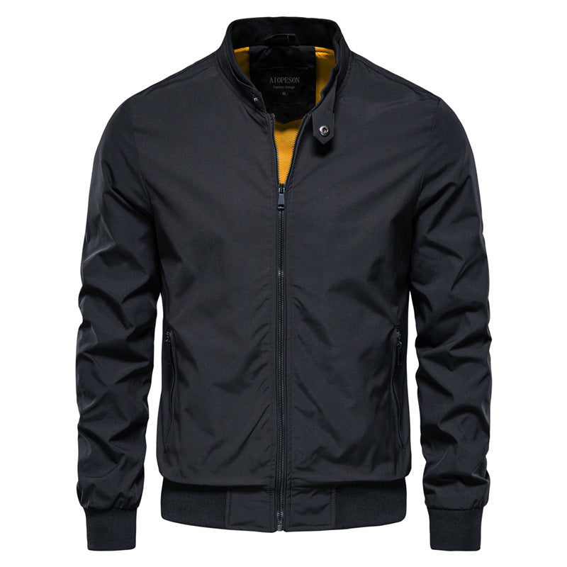 Mens Winter Jackets | Sleek Stand Collar Style | Mens Clothing