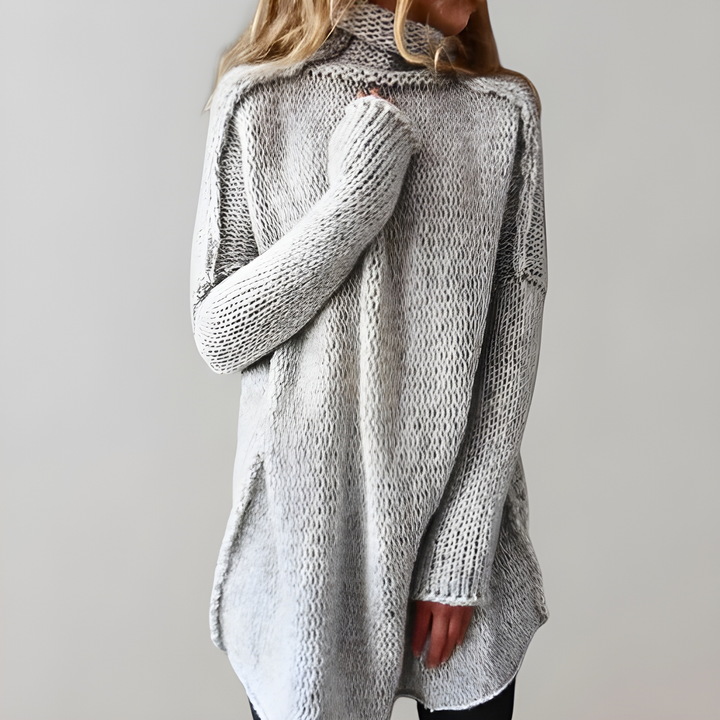 Women’s Knitted Jumper | Warm Triple Knit | Turtleneck