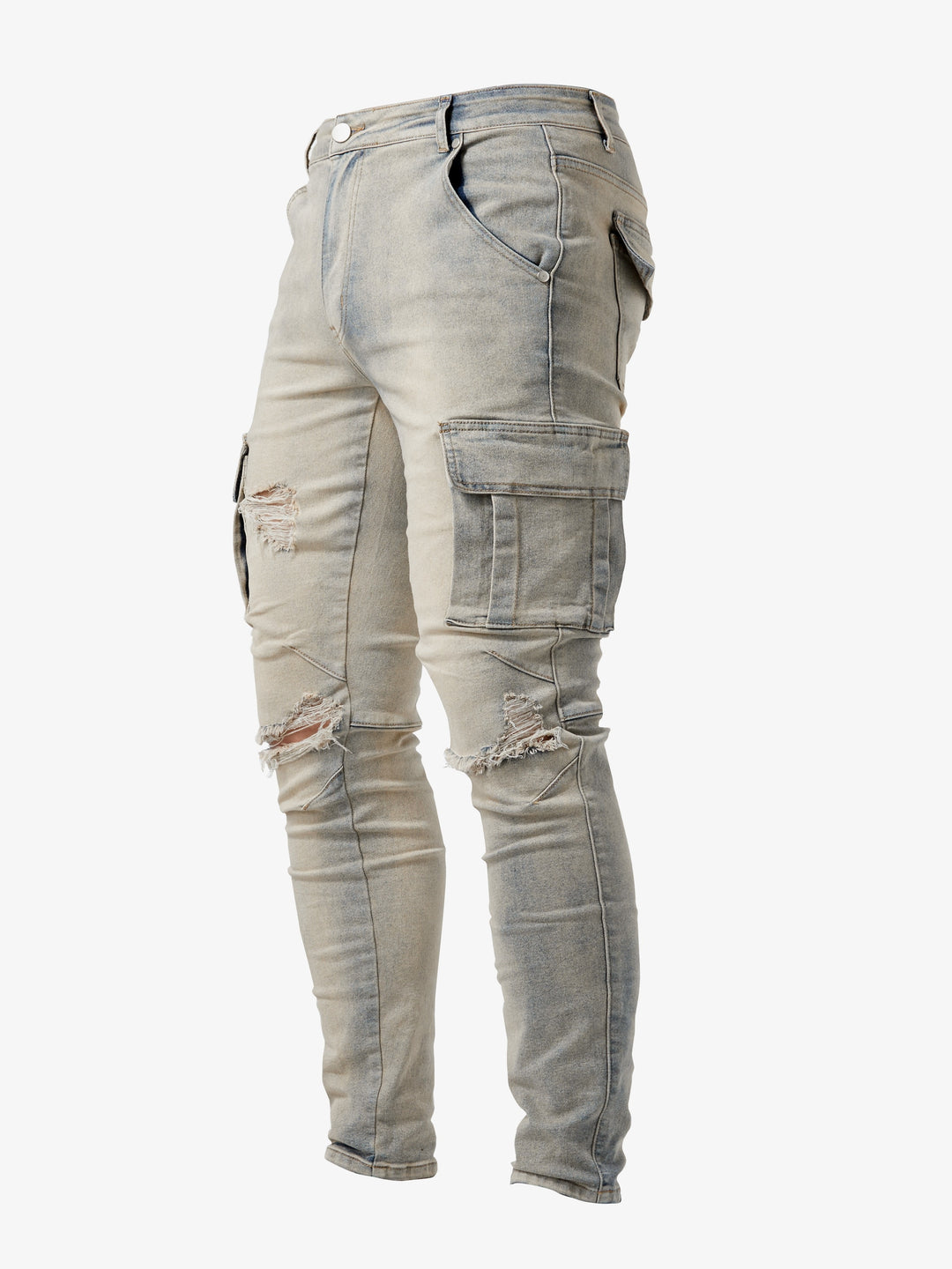 Men's Cargo Pants | Slim Fit | Multiple Pockets & Stretch | Casual Style